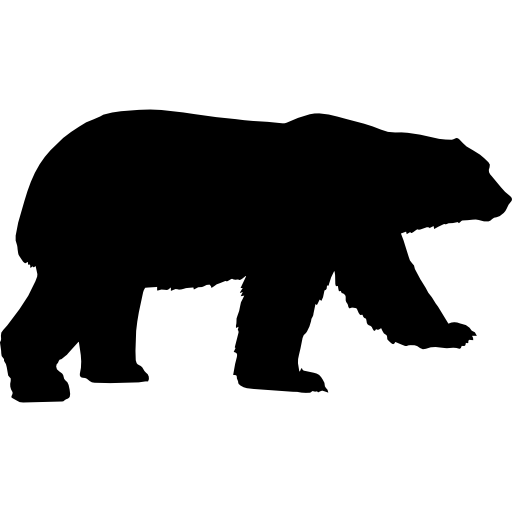 Bear black shape